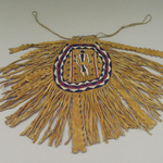 Fringed Pouch with Beaded Figure