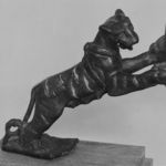 Statuette of a Leaping Tigress
