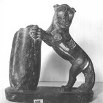 Serpentine Statuette in the Round of Lion