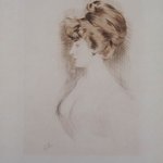 Portrait of a Woman Facing Left