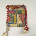 Pouch with Painted Geometric Designs