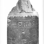 Statue Base with Feet of Kneeling Worshipper
