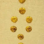 Applique, Circular in Shape, with Female Face