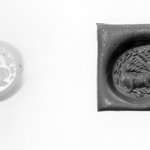 Stamp Seal: Gazelle with Flying Ribbons and Inscription