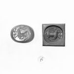 Stamp Seal: Recumbent Gazelle with Plant
