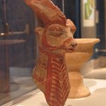 Head and Upper Body of an Animal-shaped (Antelope) Vessel
