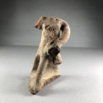 Crudely Molded Seated Figure