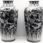 Monumental Vase, One of Pair