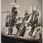 Three Navajo Dancers at Inter-tribal Ceremonial, Gallup, New Mexico, 1952