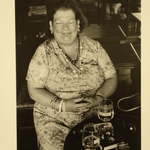 Untitled (Fat, Smiling Woman in Cafe)