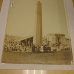 Obelisk in Alexandria (with Egyptian Men Standing at Base)