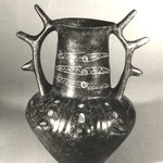 Two-Handled, Tall-Necked Vessel