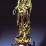 Figure of Standing Medicine Buddha (Bhaishajyaguru)