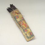 Parfleche Quiver with Feathers