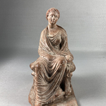 Seated Figure of Woman with Fillet, Tanagra Style