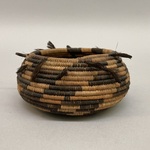 Coiled Jewel or Gift Basket with fret design