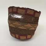 Twined Open-work Basket with False Embroidery