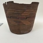 Twined Basket with False Embroidery