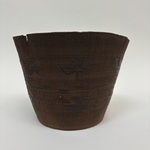 Twined Basket with Flaring Rim