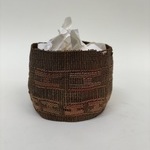 Twined Trinket Basket with False Embroidery