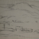 Untitled (Landscape-Mont Sainte Victoire?)