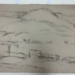 Untitled (Landscape-Mont Sainte Victoire?)