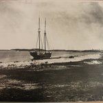 Shelter Island, East Shore, Vessel on the Beach