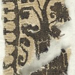 Band Fragment with Potted Botanical Decoration