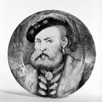 Porcelain Plate with Portrait of Henry 8th