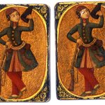 Serbaz or Soldier Playing Card for the Game of Nas