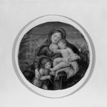 Miniature of Madonna, Child and St. John