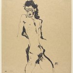 Male Nude (Self-Portrait) (Männlicher Akt [Selbstbildnis I])
