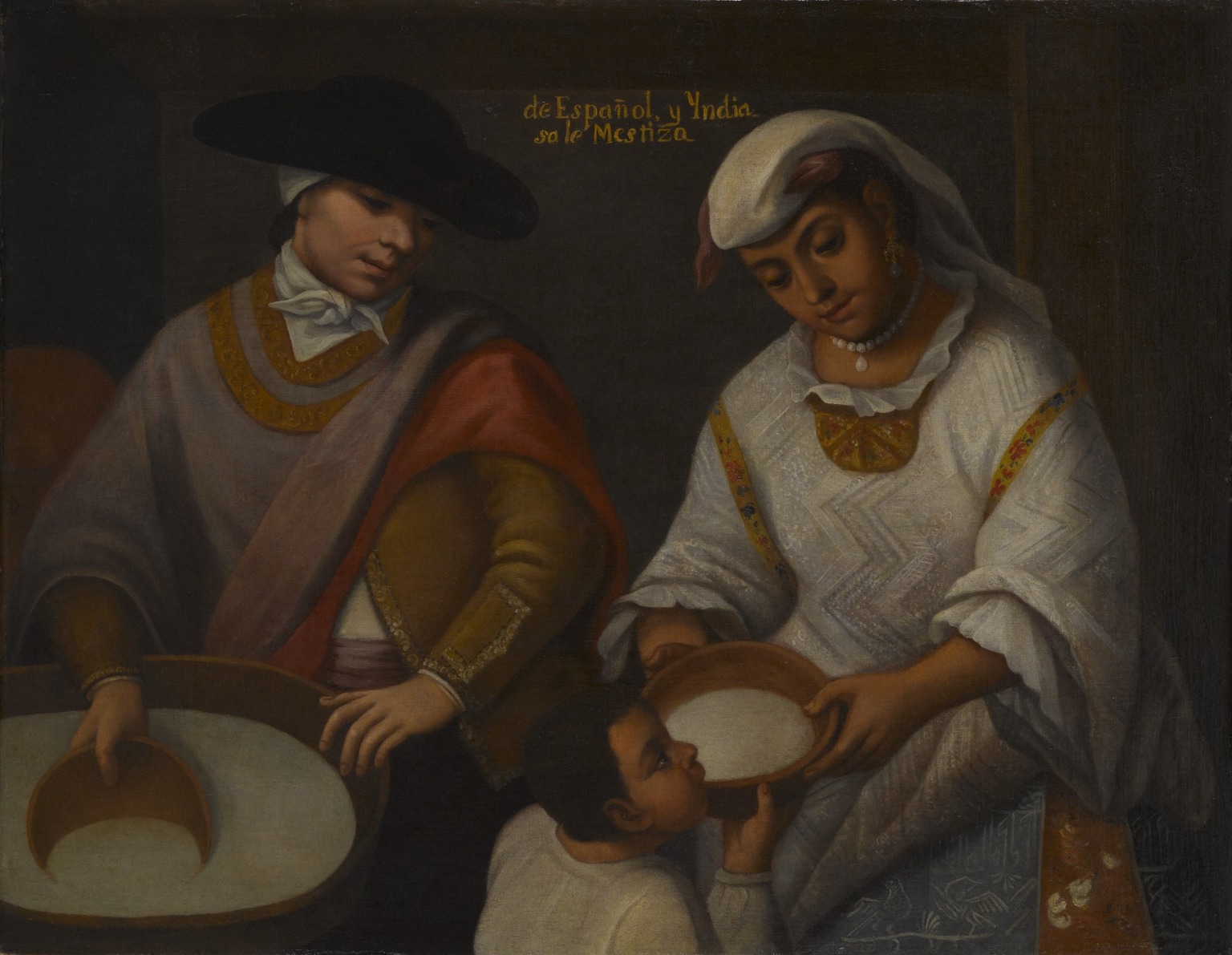 Spaniard and Indian Produce a Mestizo, attributed to Juan
