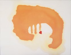 Helen Frankenthaler (American, 1928-2011). <em>Eclipse</em>, 1963. Oil on paper, 23 x 29in. (58.4 x 73.7cm). Brooklyn Museum, Gift of Alexander Liberman, 1993.214.3. © artist or artist's estate (Photo: Brooklyn Museum, 1993.214.3_transp537.jpg)