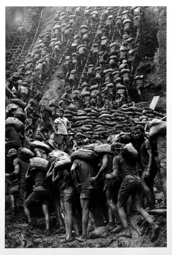 Sebastiao Salgado (Brazilian, born 1944). <em>Serra Pelada, Brazil</em>. Gelatin silver print Brooklyn Museum, Purchased with funds given by Richard Menschel, Mrs. Carl L. Selden, and Harry Kahn, 1993.95. © artist or artist's estate (Photo: Brooklyn Museum, 1993.95_bw.jpg)