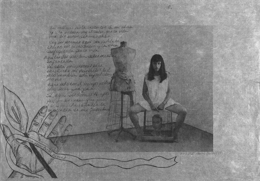 Marietta Bernstorff. <em>Untitled/State 2</em>, 1993. Photolithograph on Japanese paper, sheet: 15 1/4 x 21 1/2 in. (38.5 x 54.6 cm). Brooklyn Museum, Emily Winthrop Miles Fund, 1994.25.1. © artist or artist's estate (Photo: Brooklyn Museum, 1994.25.1_bw.jpg)