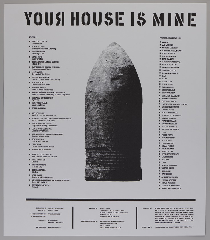 Andrew Castrucci (American, born 1961). <em>Text Page, 1 of 13</em>, 1988–1992. Offset reproduction, Sheet: 23 x 20 in. (58.4 x 50.8 cm). Brooklyn Museum, Emily Winthrop Miles Fund, 1996.188.33. © artist or artist's estate (Photo: Brooklyn Museum, 1996.188.33_PS20.jpg)