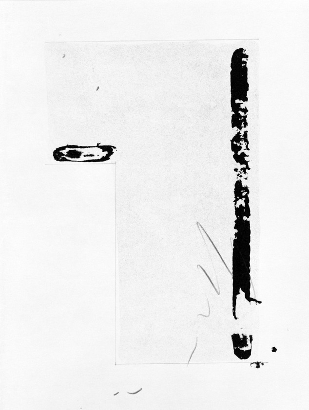 Serge Spitzer (Romanian, 1951–2012). <em>[Untitled]</em>, 1983. Lithograph with graphite on paper, sheet: 9 7/16 x 12 1/16 in. (24 x 30.6 cm). Brooklyn Museum, Gift of Damon and Nancy Brandt, 1996.224.1. © artist or artist's estate (Photo: Brooklyn Museum, 1996.224.1_bw.jpg)