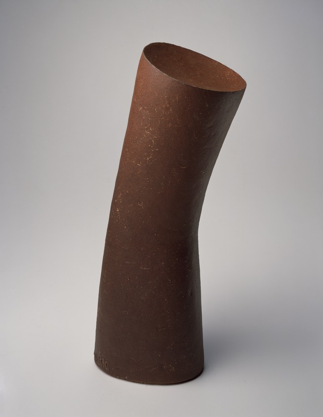 Suzuki Osamu (Japanese, 1926-2001). <em>Neighing</em>, 1991. Stoneware with iron slip and ash glaze, Height: 18 in. (45.7 cm). Brooklyn Museum, Purchase gift of the B.D.G. Leviton Foundation in honor of Dr. Bertram H. Schaffner's 90th Birthday, 2003.2. © artist or artist's estate (Photo: Brooklyn Museum, 2003.2_SL3.jpg)