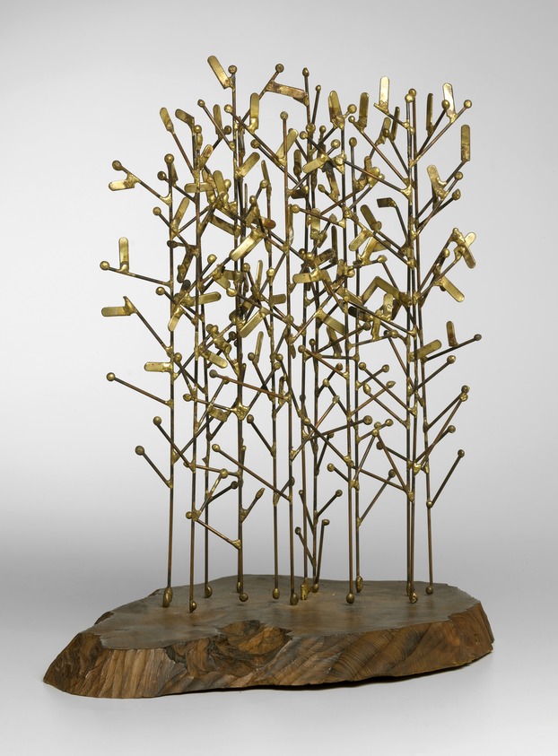 Unknown. <em>Untitled</em>, early 1960s. Bronze on wood base, 13 x 12 in. (33 x 30.5 cm). Brooklyn Museum, Gift of The Beatrice and Samuel A. Seaver Foundation, 2004.30.10. © artist or artist's estate (Photo: Brooklyn Museum, 2004.30.10_PS1.jpg)