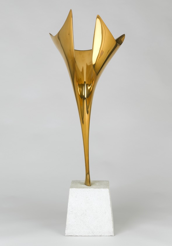 Antoine Poncet (Swiss, born 1928). <em>Composition</em>, mid 1970s. Polished bronze, 31 x 12 x 12 in. Brooklyn Museum, Gift of The Beatrice and Samuel A. Seaver Foundation, 2004.30.15. © artist or artist's estate (Photo: Brooklyn Museum, 2004.30.15_PS1.jpg)