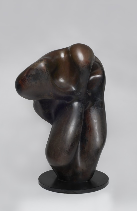 Hans Jean Arp (French, 1887-1966). <em>Giant Torso</em>, 1957. Bronze with brown patina, height: 47 in. (119.4 cm). Brooklyn Museum, Gift of Sylvia and Joseph Slifka, 2004.8.2. © artist or artist's estate (Photo: Brooklyn Museum, 2004.8.2_PS9.jpg)