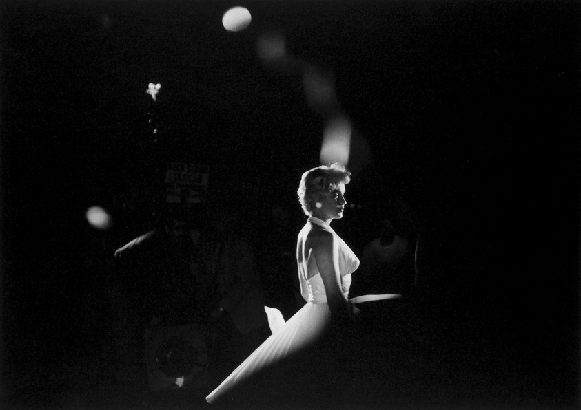 George Zimbel (Canadian, born 1929). <em>Serious Marilyn (Marilyn Monroe, NYC 1954, The Seven Year Itch)</em>, September 1954. Gelatin silver photograph, 14 x 11 in. (35.6 x 27.9 cm). Brooklyn Museum, Gift of George and Elaine Zimbel, 2005.12. © artist or artist's estate (Photo: Brooklyn Museum, 2005.12.jpg)