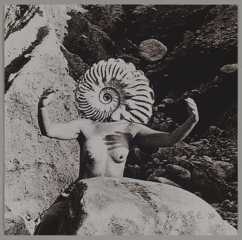 Mary Beth Edelson (American, 1933–2021). <em>Goddess Head/Soft</em>, 2007. Digital print, 12 × 12 in. (30.5 × 30.5 cm). Brooklyn Museum, Gift of Susan Ball and Wendy Feuer, 2016.22.3. © artist or artist's estate (Photo: Brooklyn Museum, 2016.22.3_PS20.jpg)