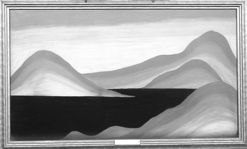 Laura Talmadge Huyck (American, 1875–1958). <em>Landscape</em>, before 1932. Pastel on paperboard, 23 x 39 5/8 in. (58.4 x 100.6 cm). Brooklyn Museum, 32.82. © artist or artist's estate (Photo: Brooklyn Museum, 32.82_framed_bw.jpg)