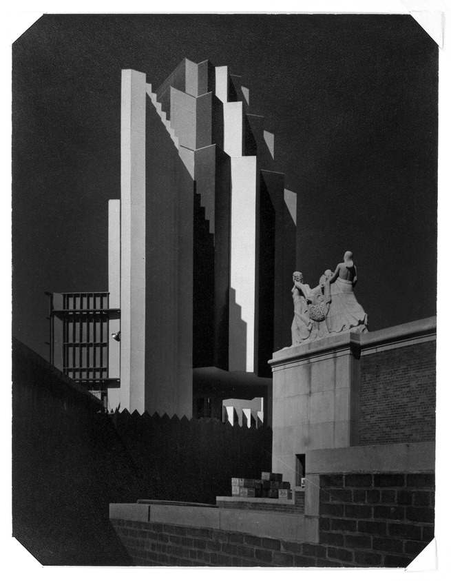 Adolf Fassbender (American, 1884-1980). <em>Light and Shade</em>, ca. 1941. Photograph, 13 1/2 x 17 1/2 in. (34.3 x 44.5 cm). Brooklyn Museum, Gift of the artist, 41.384. © artist or artist's estate (Photo: Brooklyn Museum, 41.384_bw.jpg)