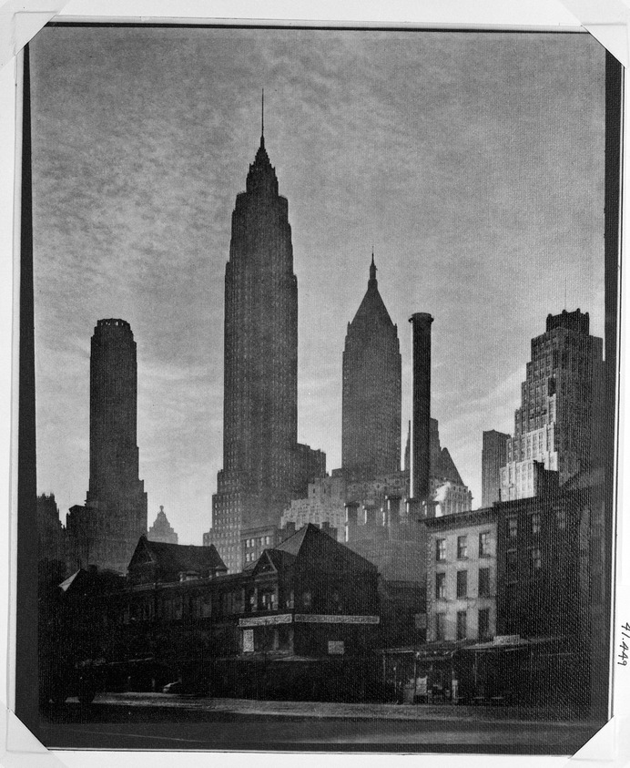Ira A. Schur (American). <em>Manhattan Saga</em>, ca. 1941. Photograph Brooklyn Museum, Gift of the artist, 41.449. © artist or artist's estate (Photo: Brooklyn Museum, 41.449_bw.jpg)