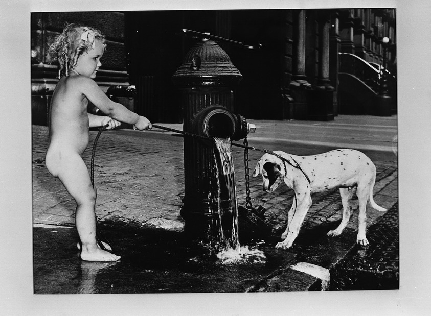 William Stahl. <em>Goldilocks and the Hot Dog</em>. Brooklyn Museum, Gift of the artist, 42.132 (Photo: Brooklyn Museum, 42.132_acetate_bw.jpg)