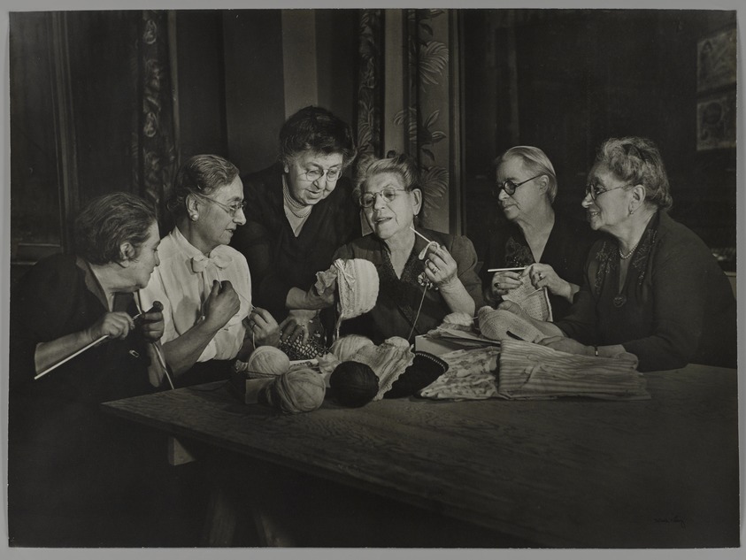 Mildred E. Hatry (American, 1893-1973). <em>The Women</em>. print, 14 x 19 in. (35.6 x 48.3 cm). Brooklyn Museum, Gift of the artist, 47.28. © artist or artist's estate (Photo: , 47.28_PS4.jpg)