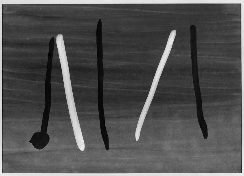 Takeo Yamaguchi (Japanese, 1902–1983). <em>Dot and Lines A</em>. Watercolor Brooklyn Museum, Frank L. Babbott Fund, 55.110. © artist or artist's estate (Photo: Brooklyn Museum, 55.110_acetate_bw.jpg)